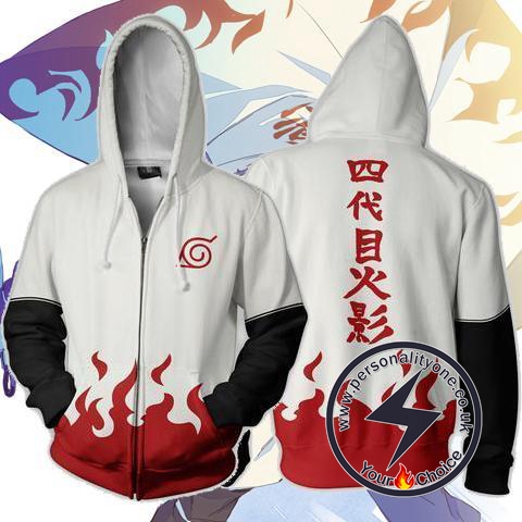 Naruto - Minato Namizake Zip Up - Hoodies Jackets